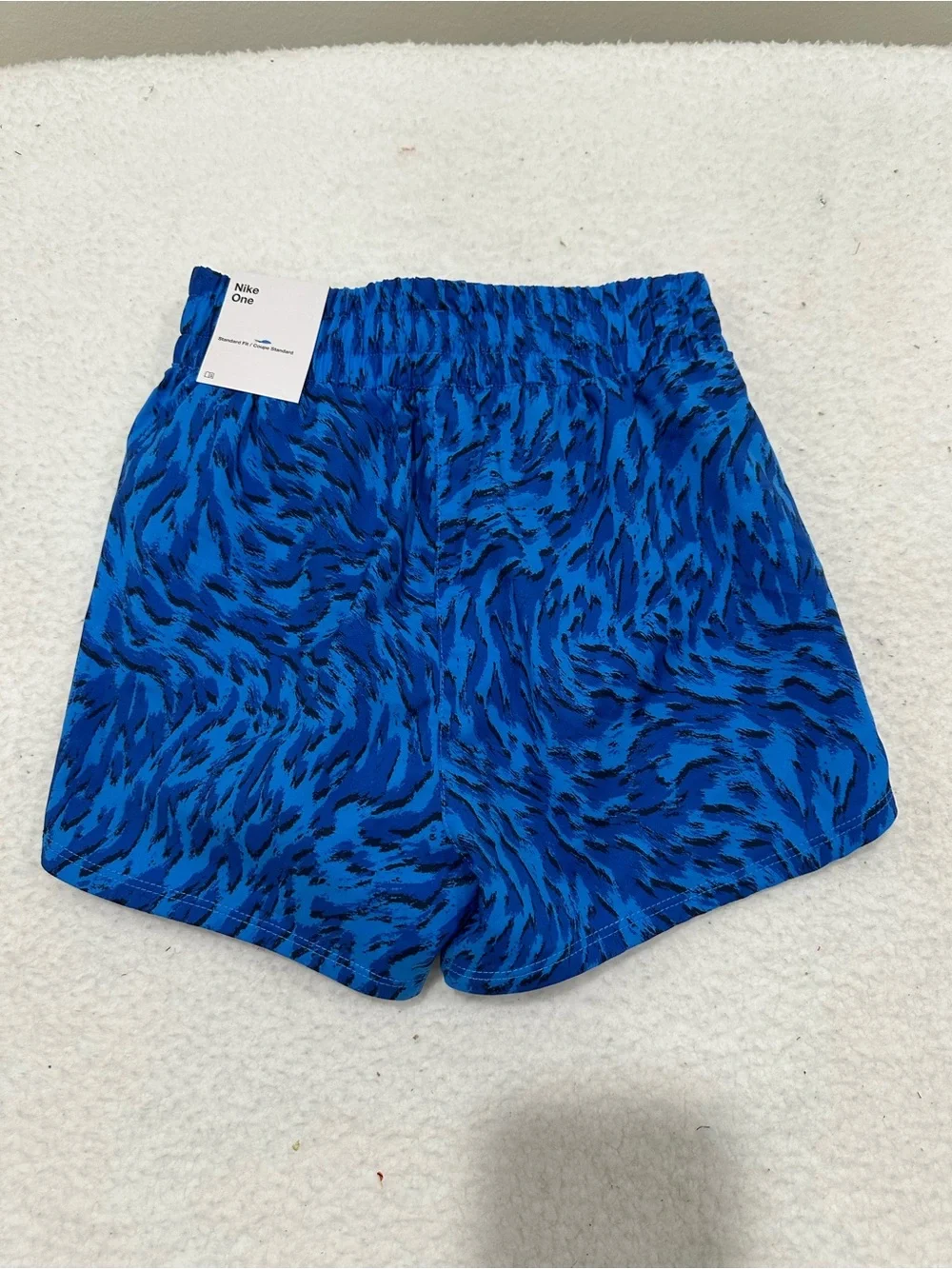 Nike Girl’s Blue Patterned Shorts